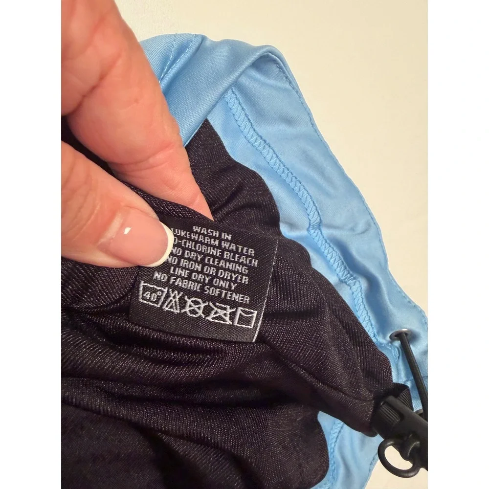 Sun Mountain Rainflex Golf Jacket Mens Large Blue Grey Waterproof Half Zip